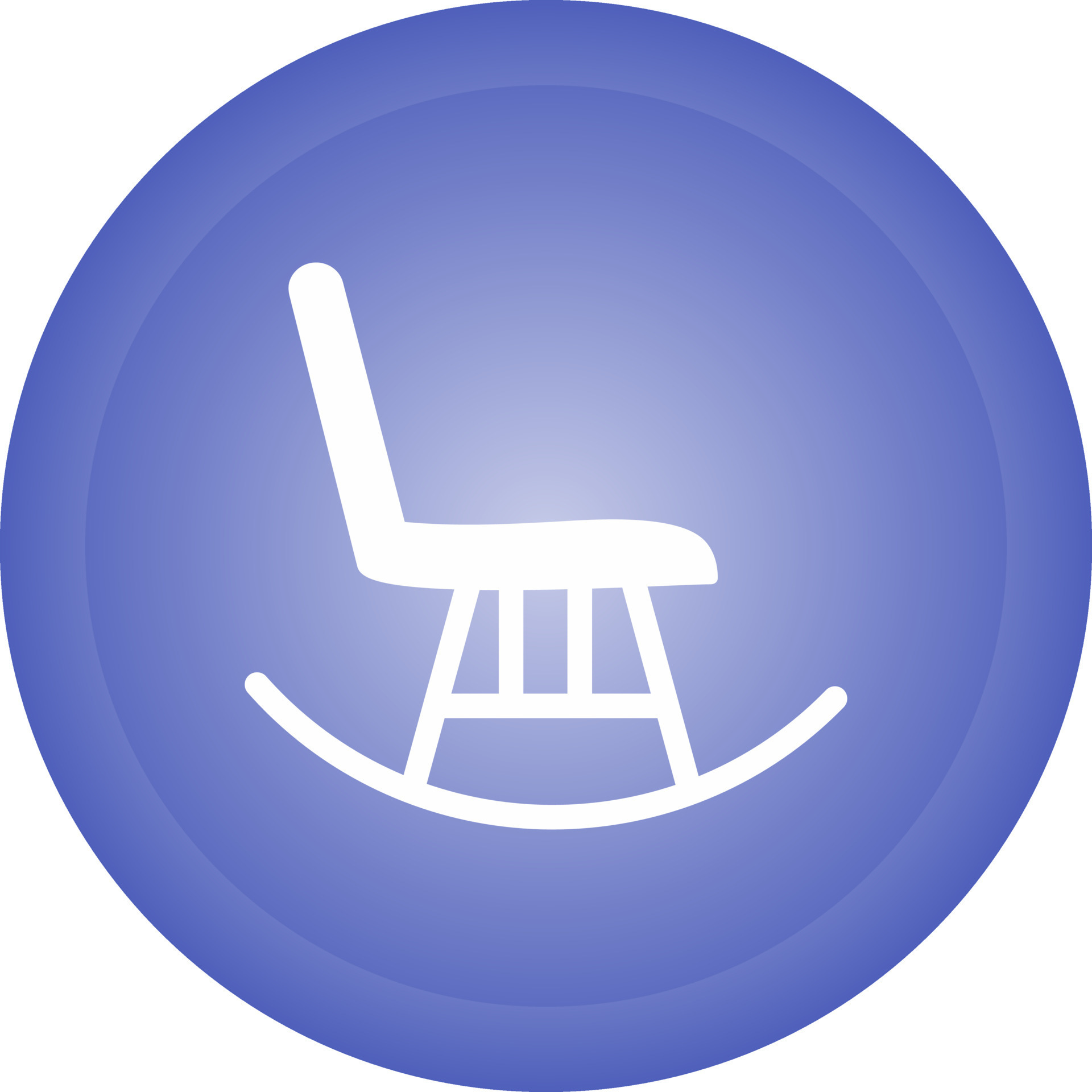 Rocking Chair Vector Icon 22671723 Vector Art at Vecteezy