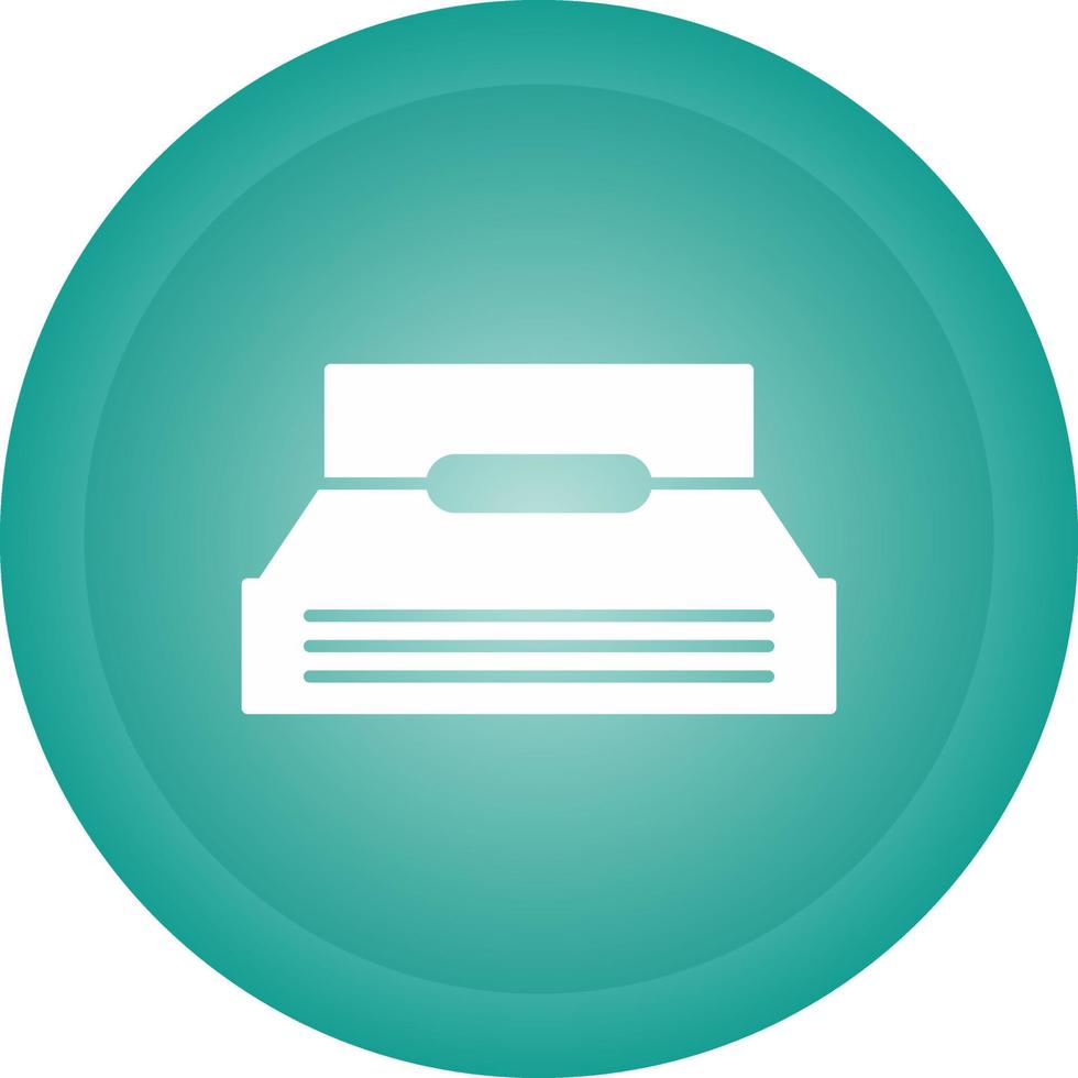 Single Bed Vector Icon