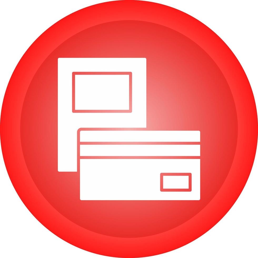 Pay via Card Vector Icon
