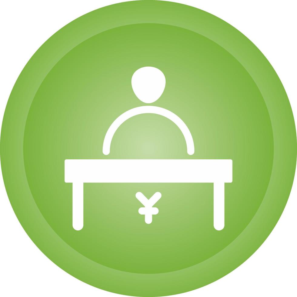 Cashier Vector Icon