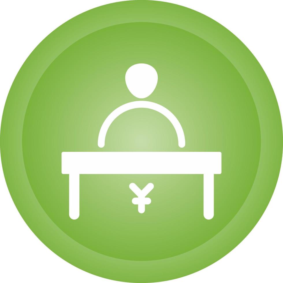 Cashier Vector Icon