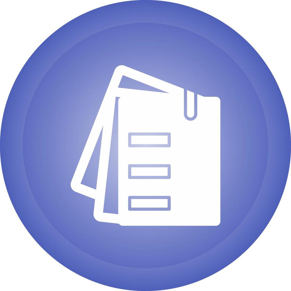 Attached Documents Vector Icon