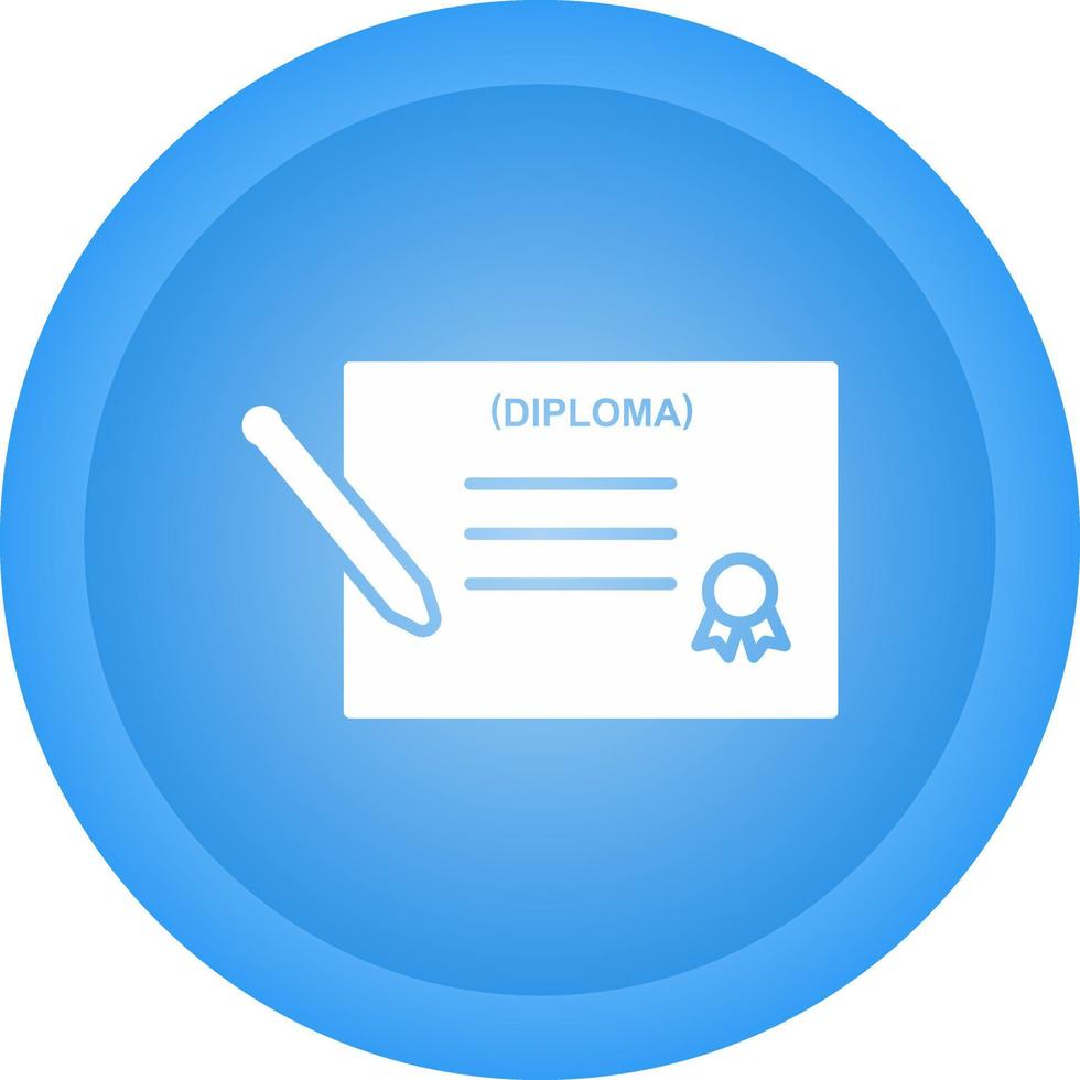 Diploma Vector Icon