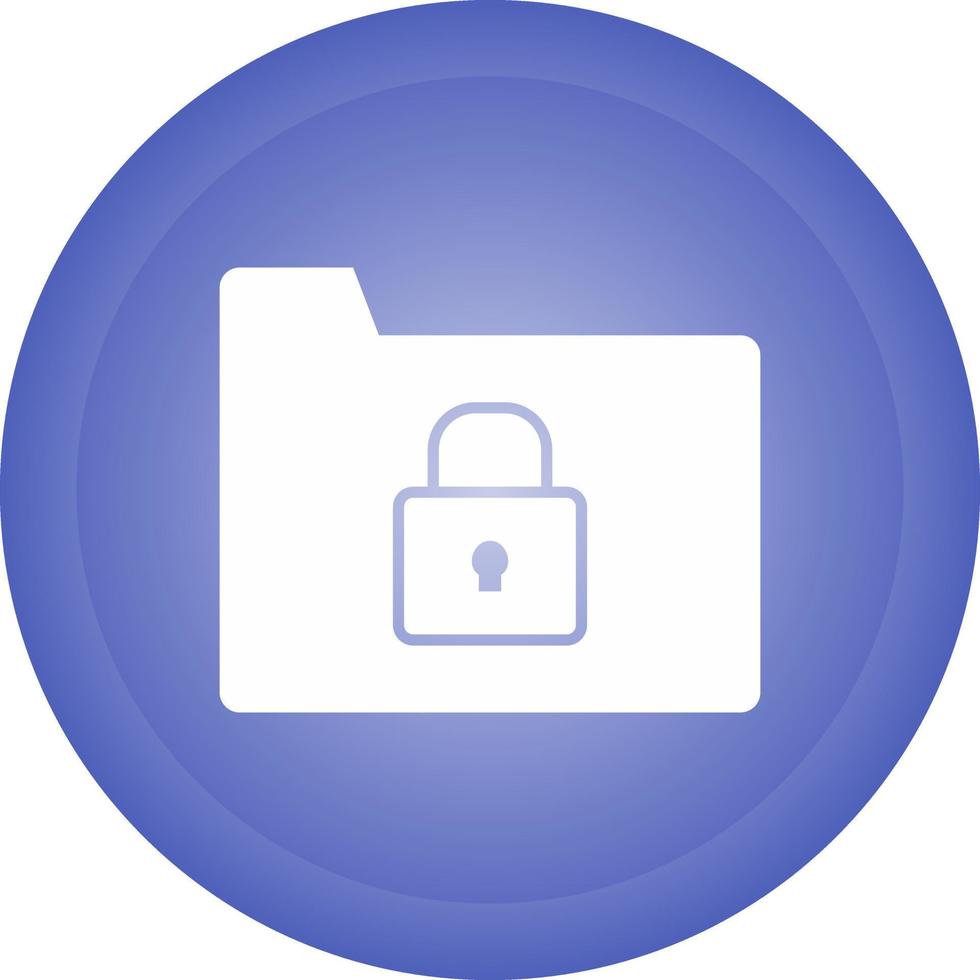 Secure Folder Vector Icon