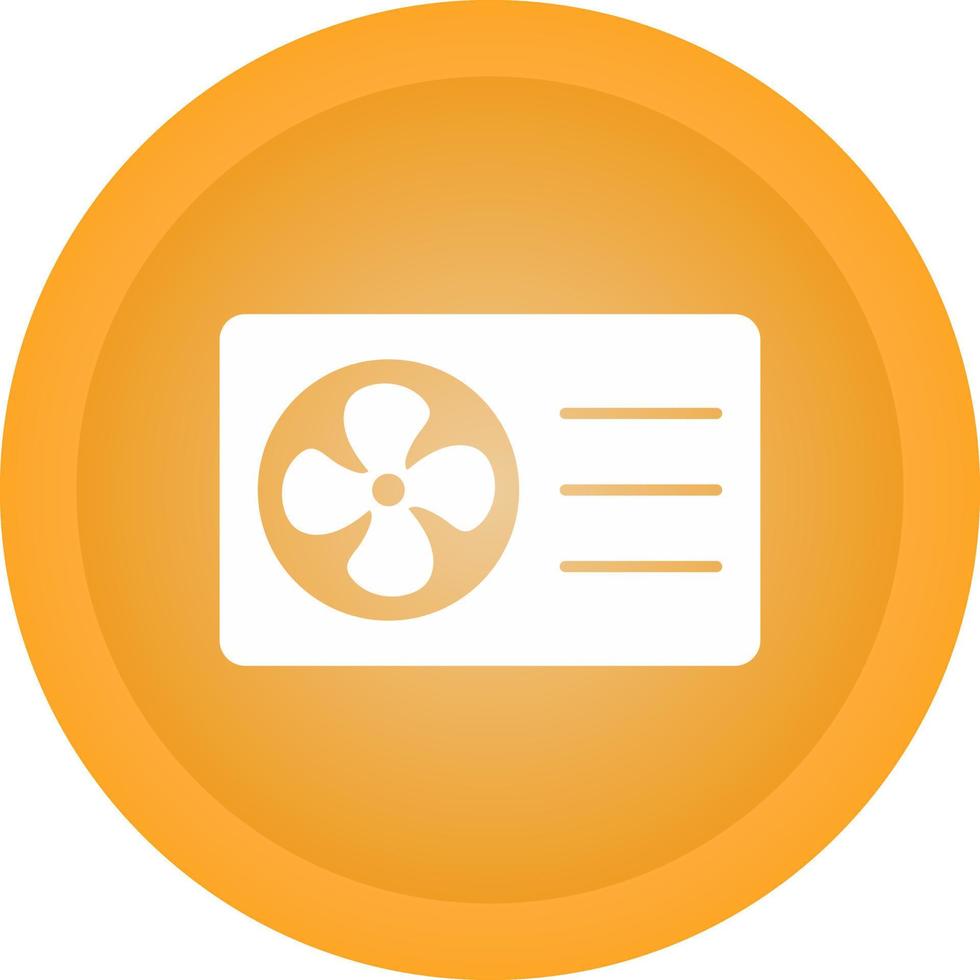 AC Outside Unit Vector Icon