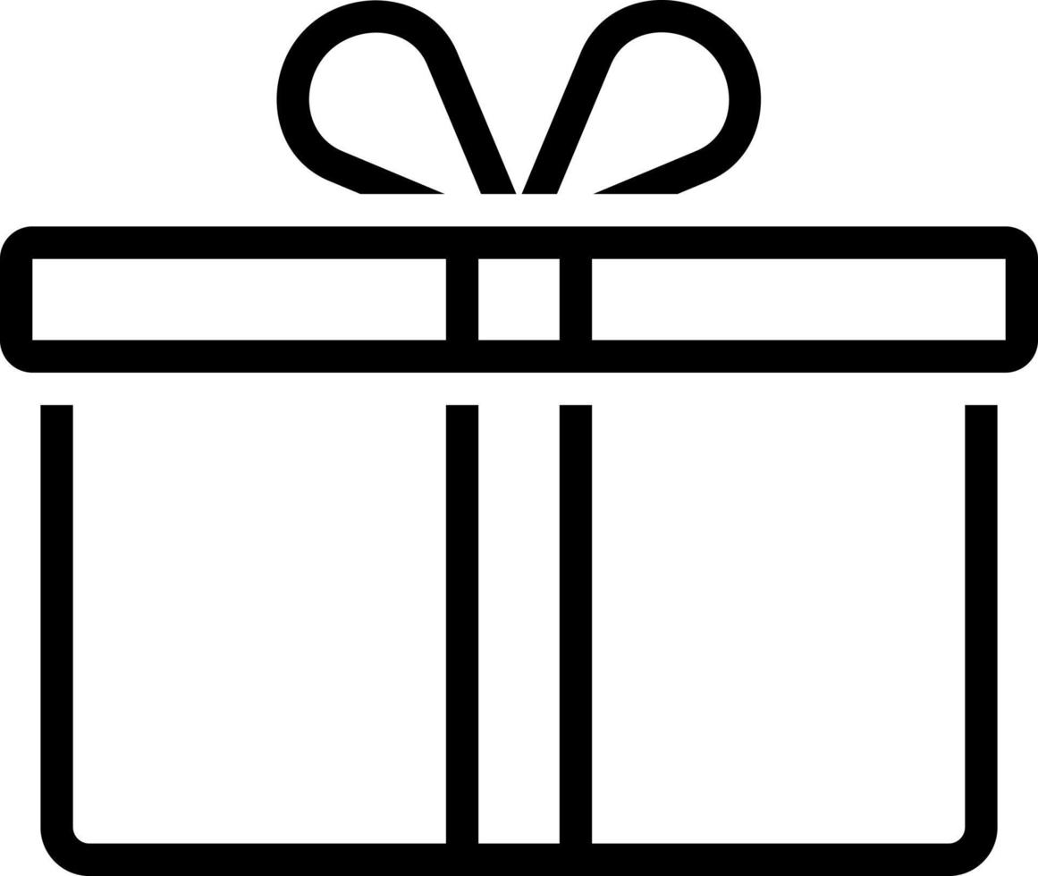 line icon for present vector