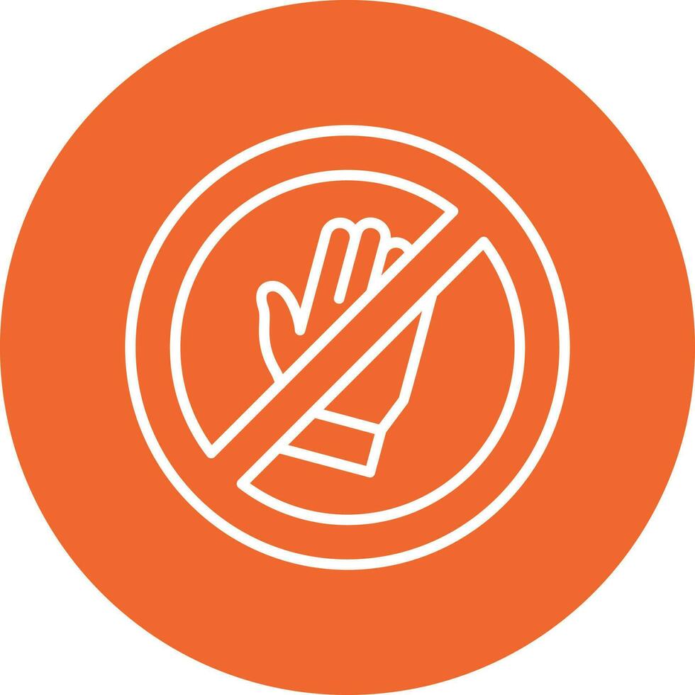 Stop Violence Vector Icon