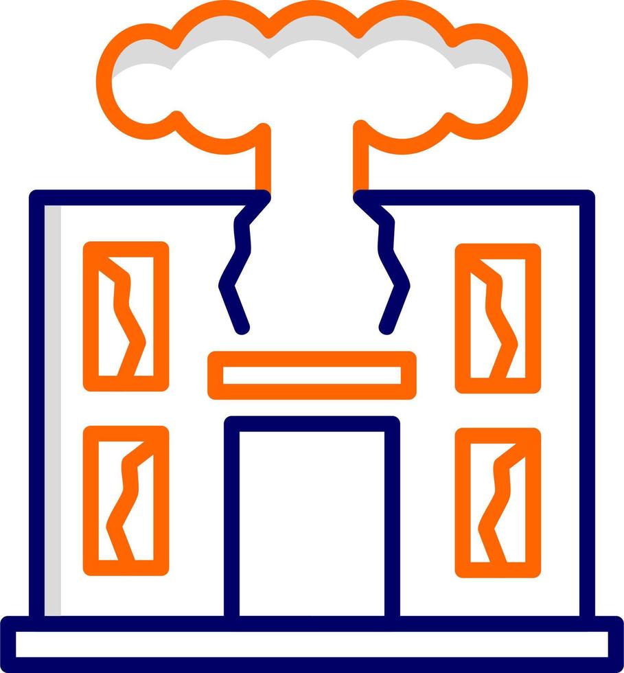 War Destruction Vector Icon