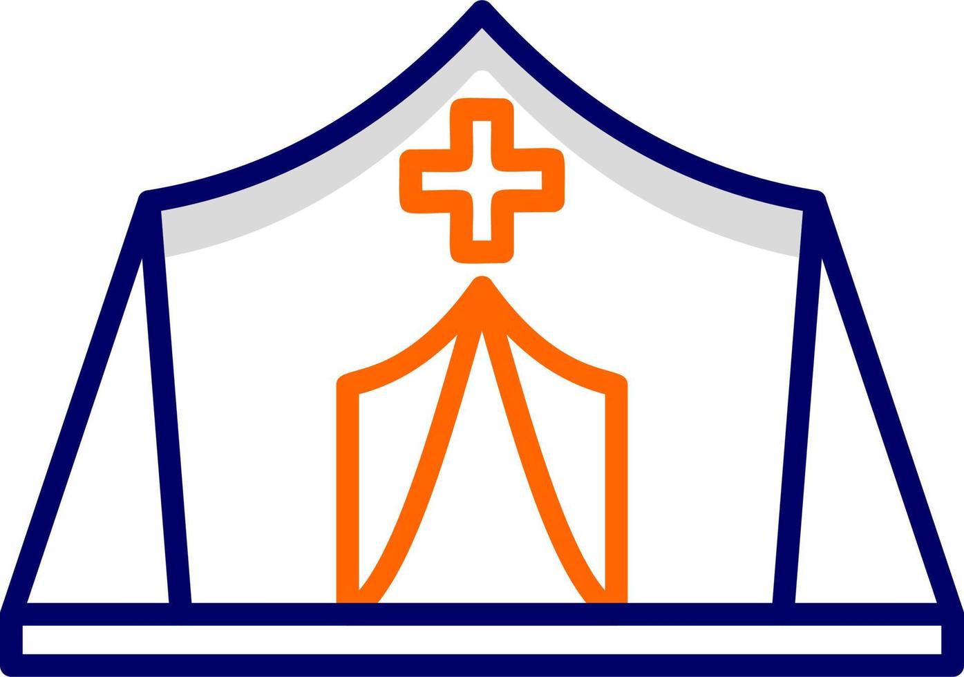 Refugee Camp Vector Icon