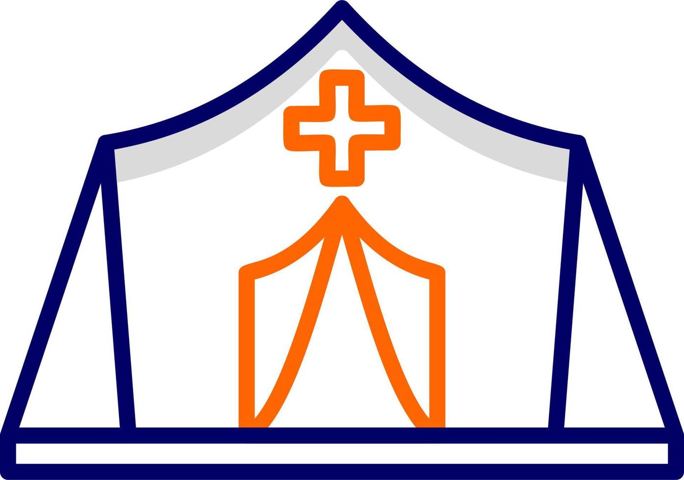 Refugee Camp Vector Icon