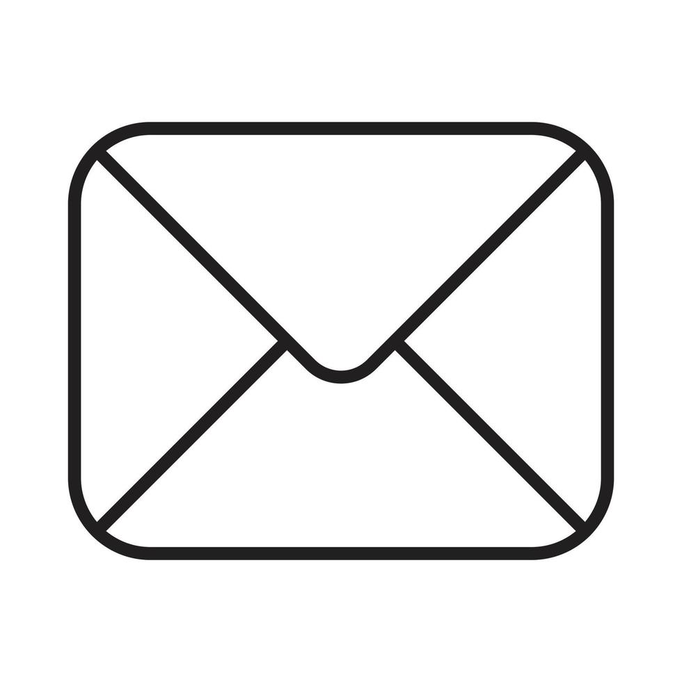 mensaje icono vector, bandeja de entrada icono, correo electrónico icono, sobre correo icono y burbuja charla icono vector ilustración para web y móvil aplicaciones contacto íconos negro y blanco