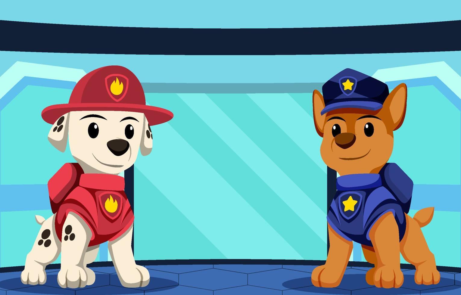 Paw Patrol Background vector