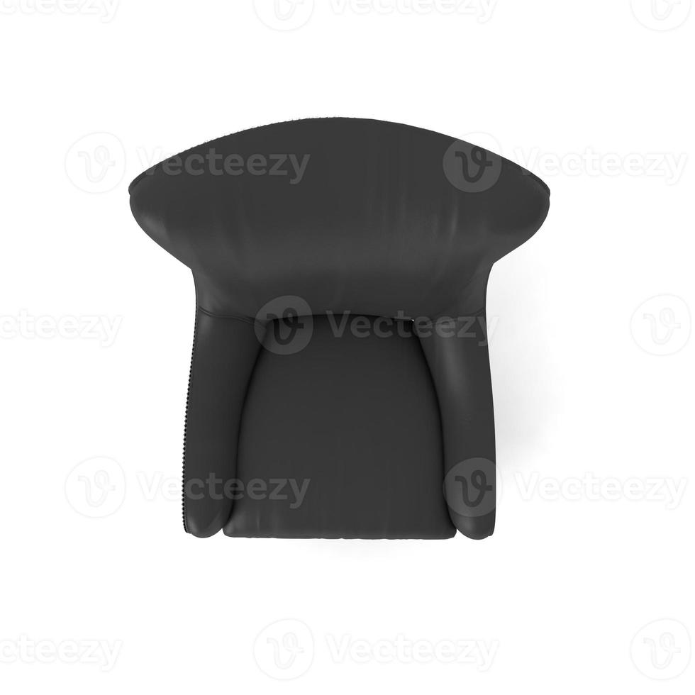 Office Chair 3D rendered realistic furniture top view photo