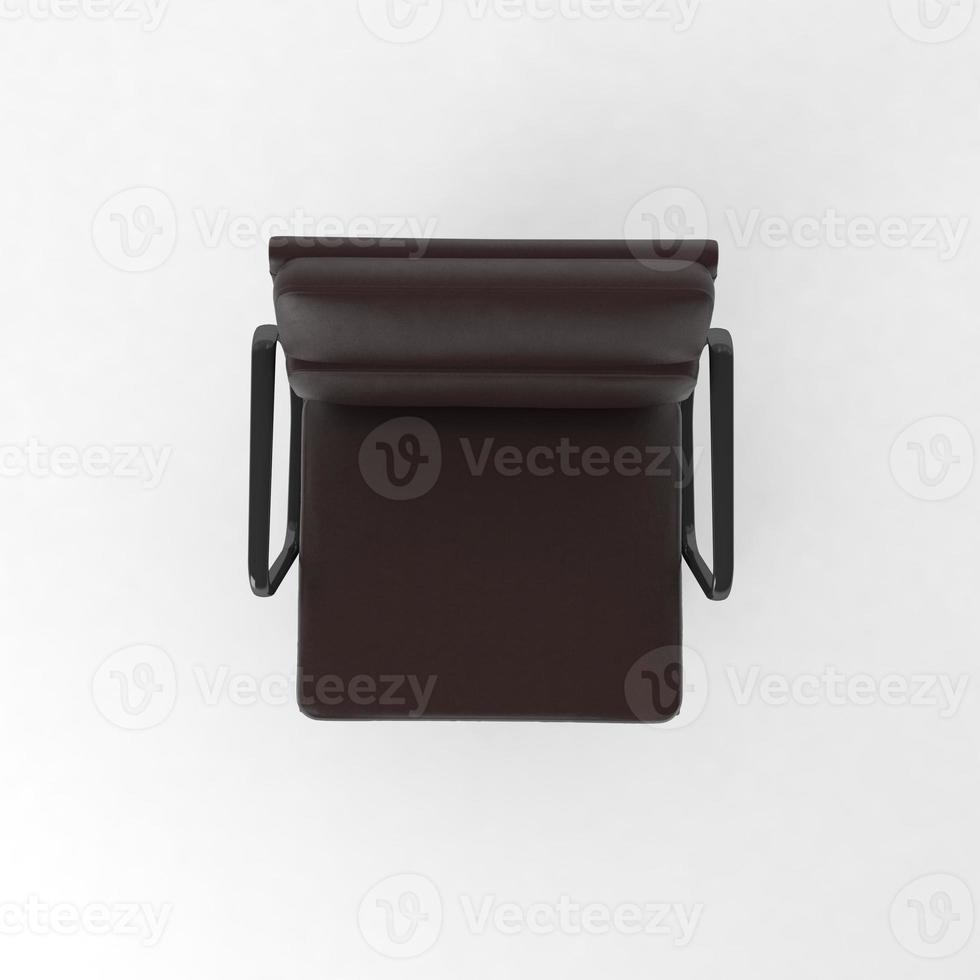 Office Chair 3D rendered realistic furniture top view photo