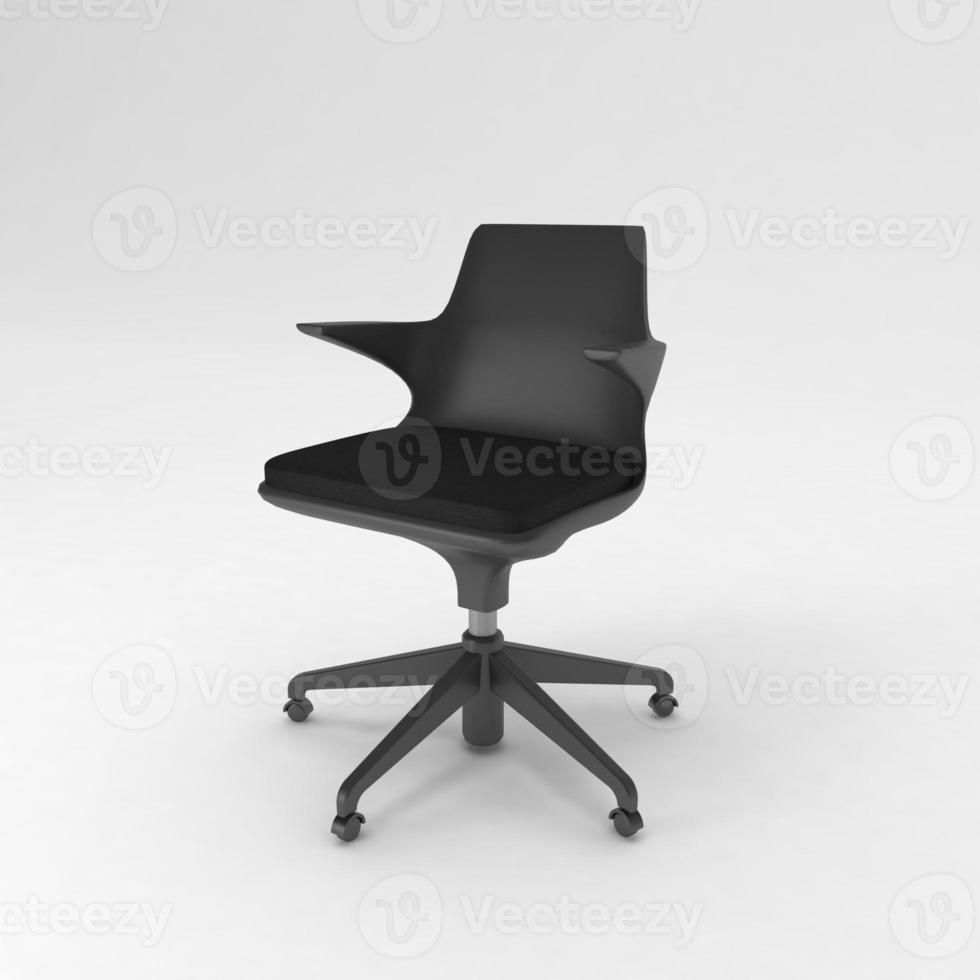 Office Chair 3D rendered realistic furniture side view 22673568 Stock