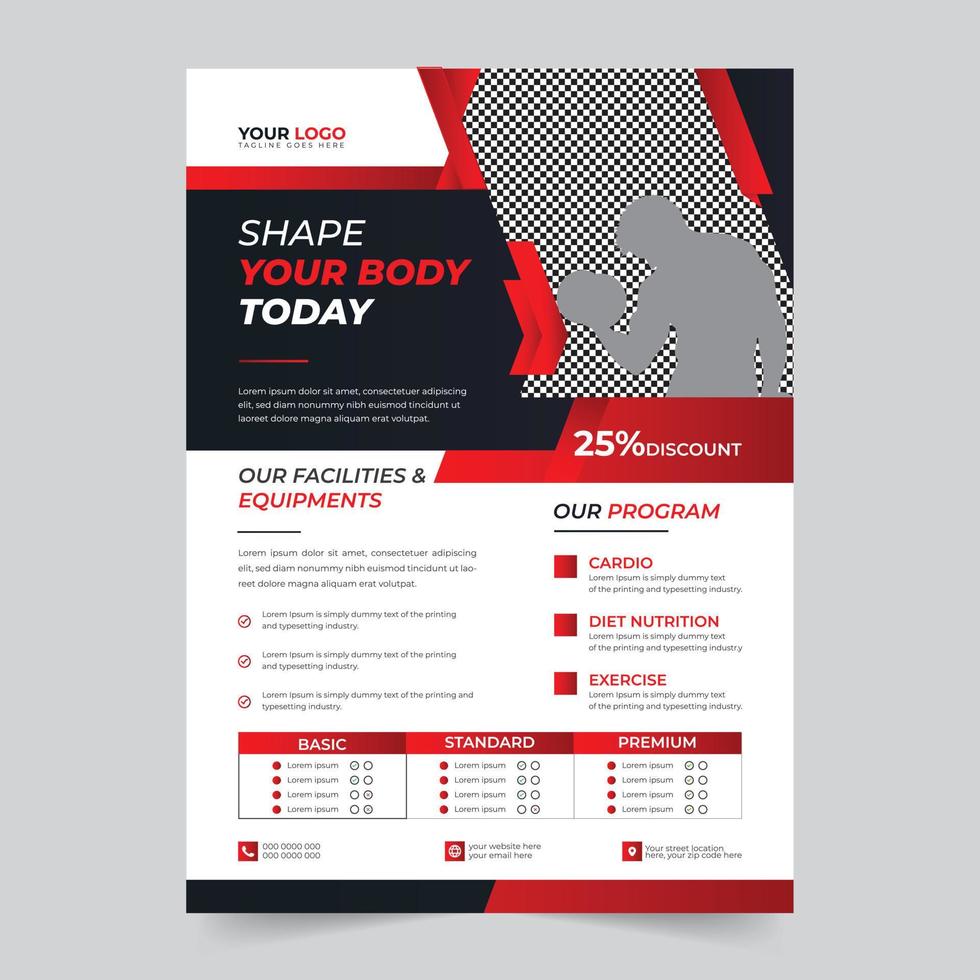 Trendy editable professional and modern corporate marketing business flyer design vector template