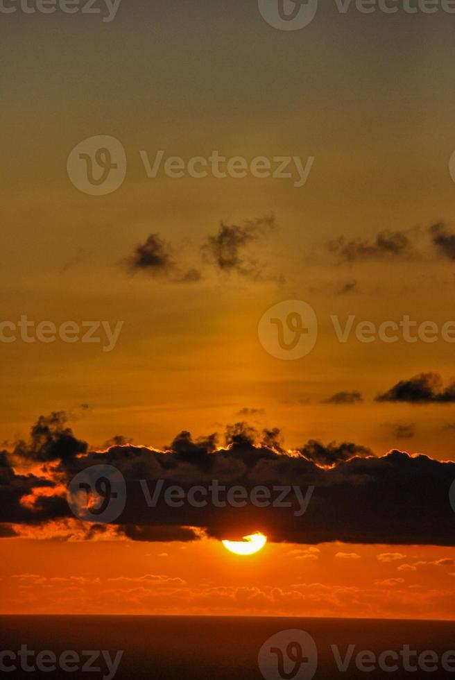 hermoso cielo nublado foto