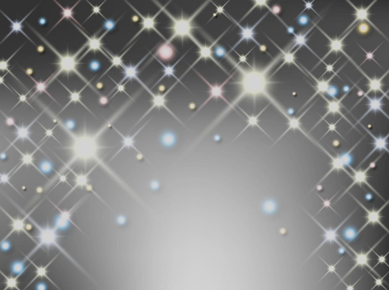 Abstract star light background, Vector Illustration