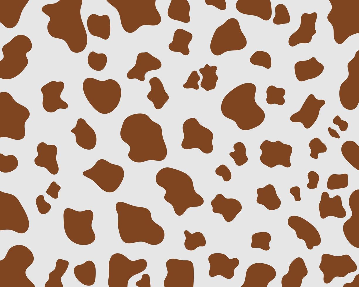 Cow print pattern animal Seamless. White cow skin abstract for