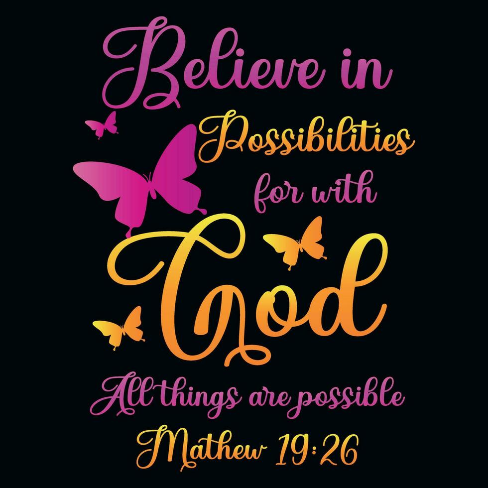 Butterflies typography tshirt design vector