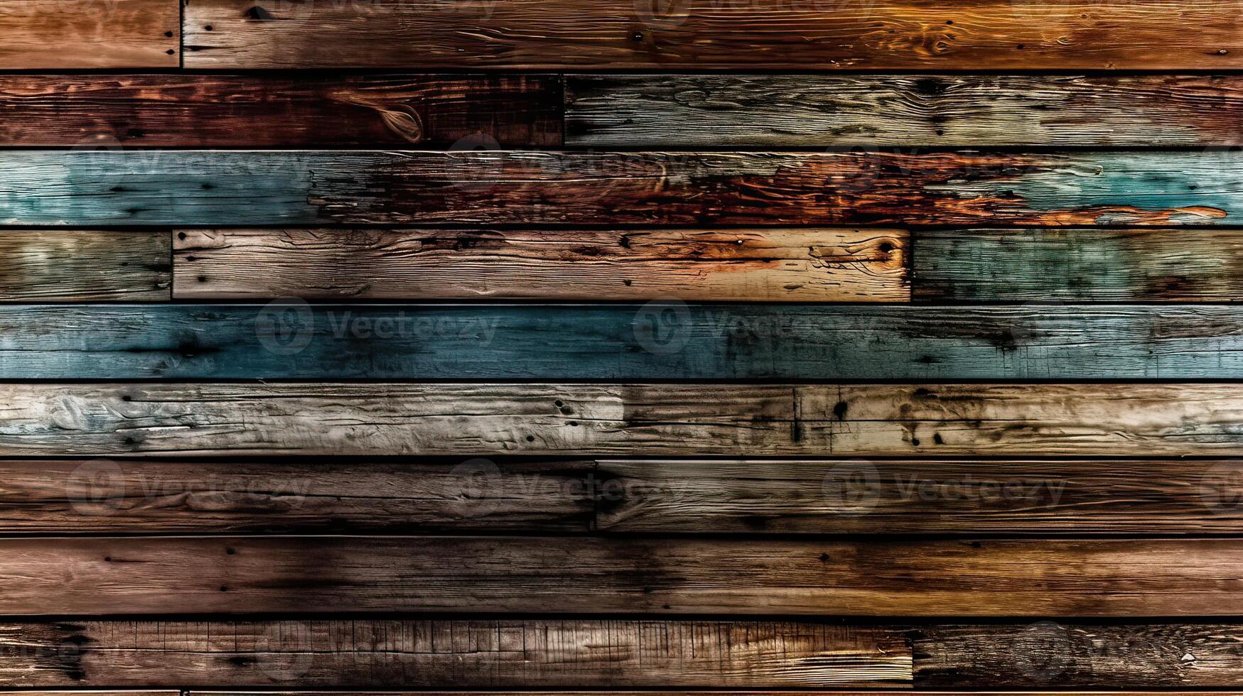 Shiplap natural wood texture background. Vintage painted wood panel wall textures. photo