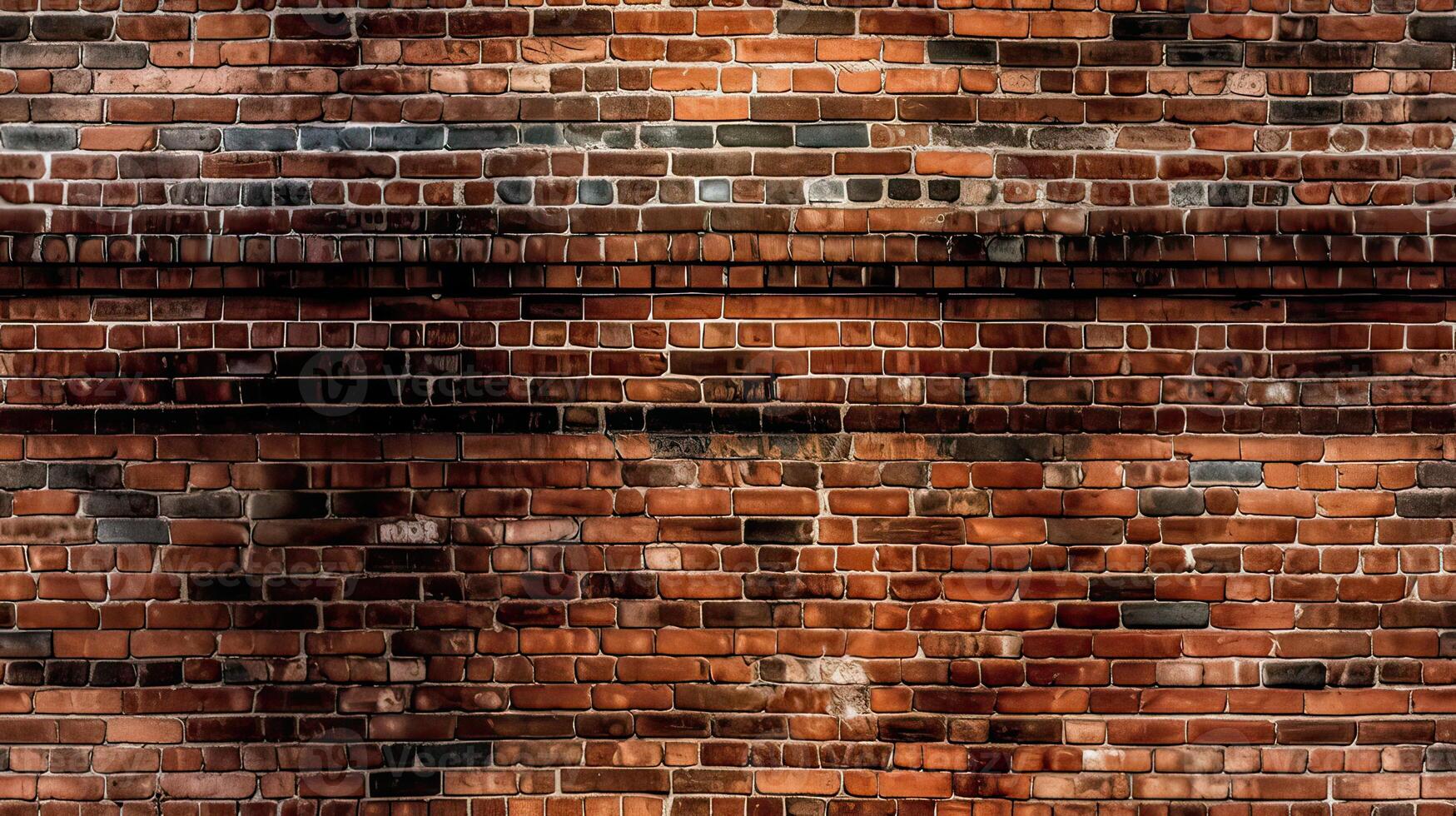 Background of red brick wall pattern texture. Great for graffiti inscriptions. old red brick wall texture background. photo