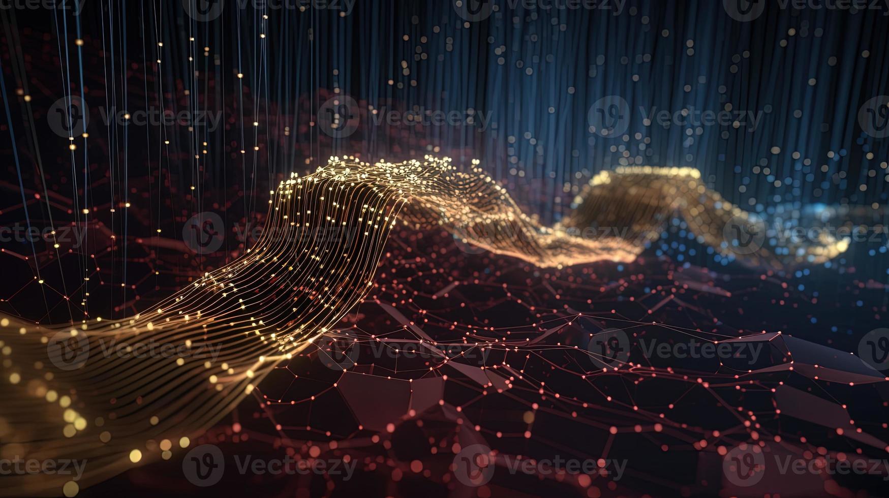 3d rendering of data storage concept. Computer generated abstract background,Digital data storage concept photo