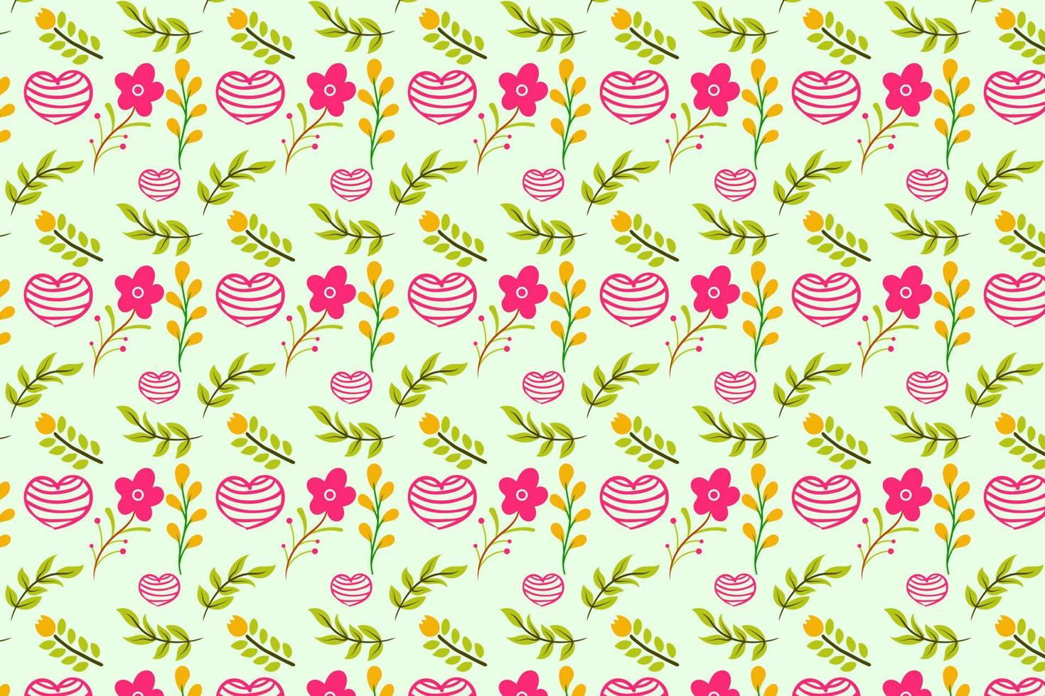 Foliage Cute feminine Abstract Flowers Seamless Patterns Backgrounds vector