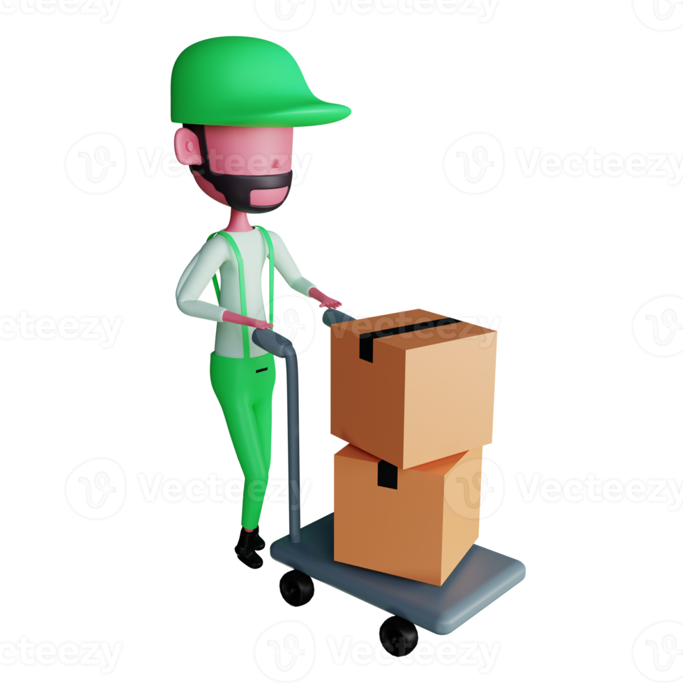 3d courier icon png