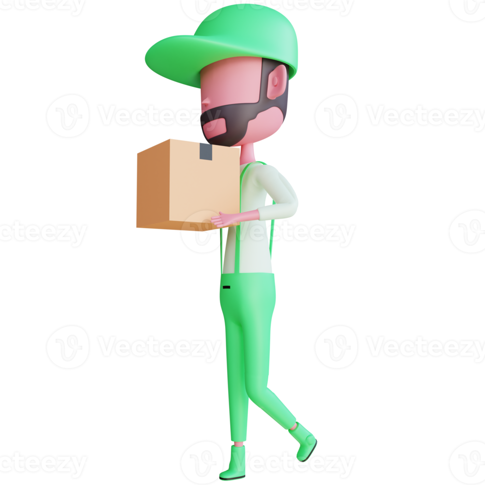 3d courier icon png