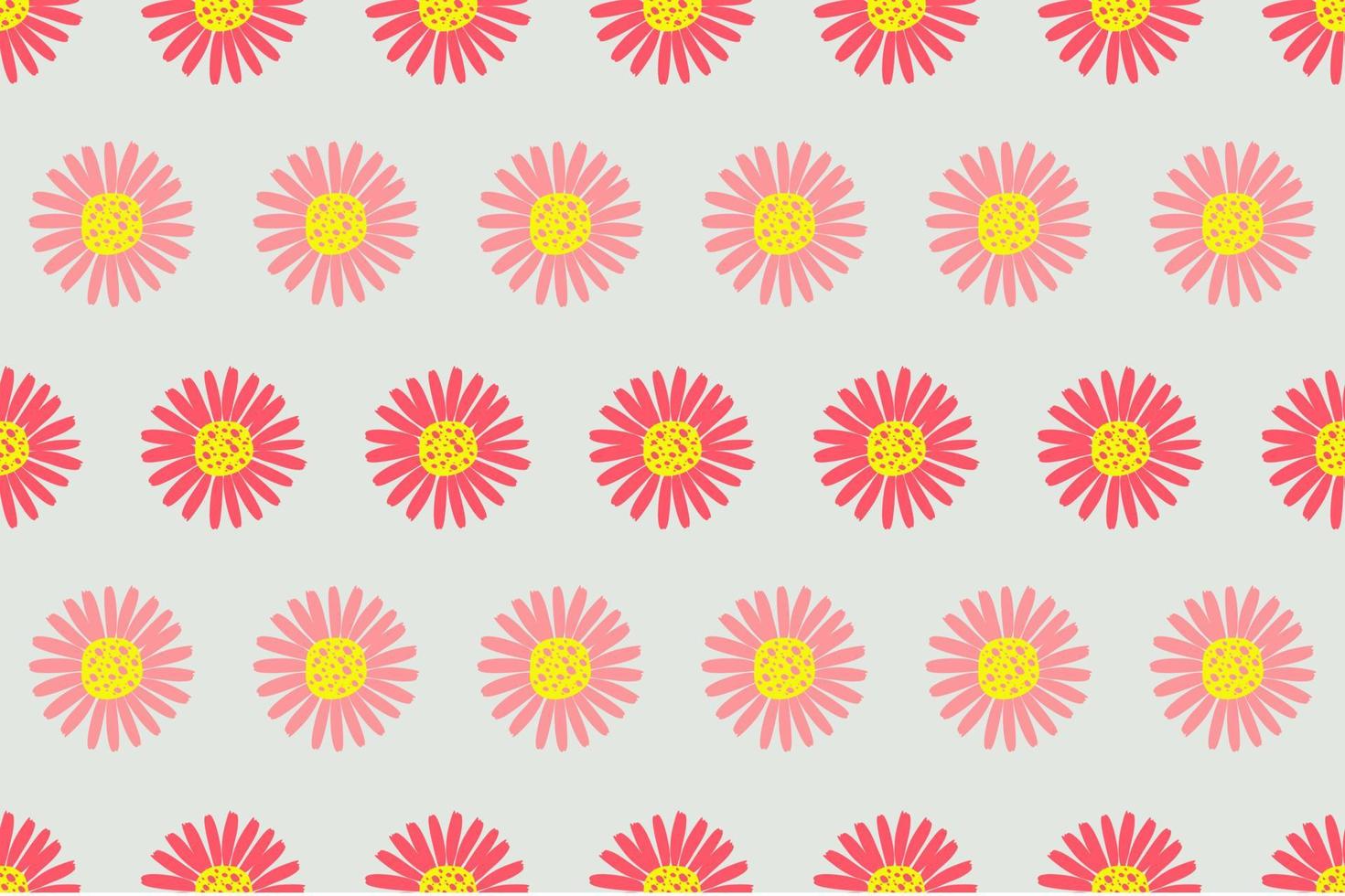 Pastel floral seamless pattern  vector illustration