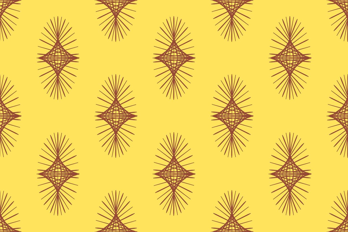 Modern retro vintage seamless pattern vector illustration design for fabric textile and interior
