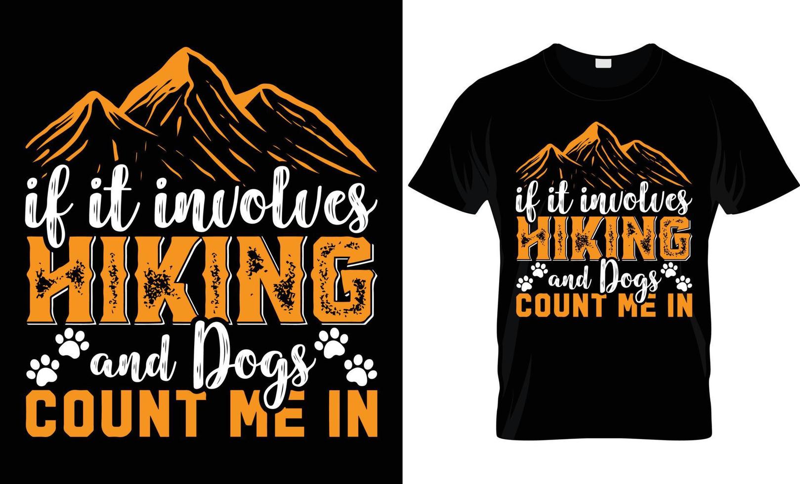 This is my hiking T-Shirt, is my hiking t-shirt design. Outdoor, Mountain illustration. Vector graphics for t-shirts and other uses. Adventure and wild t-shirt design for nature lovers.