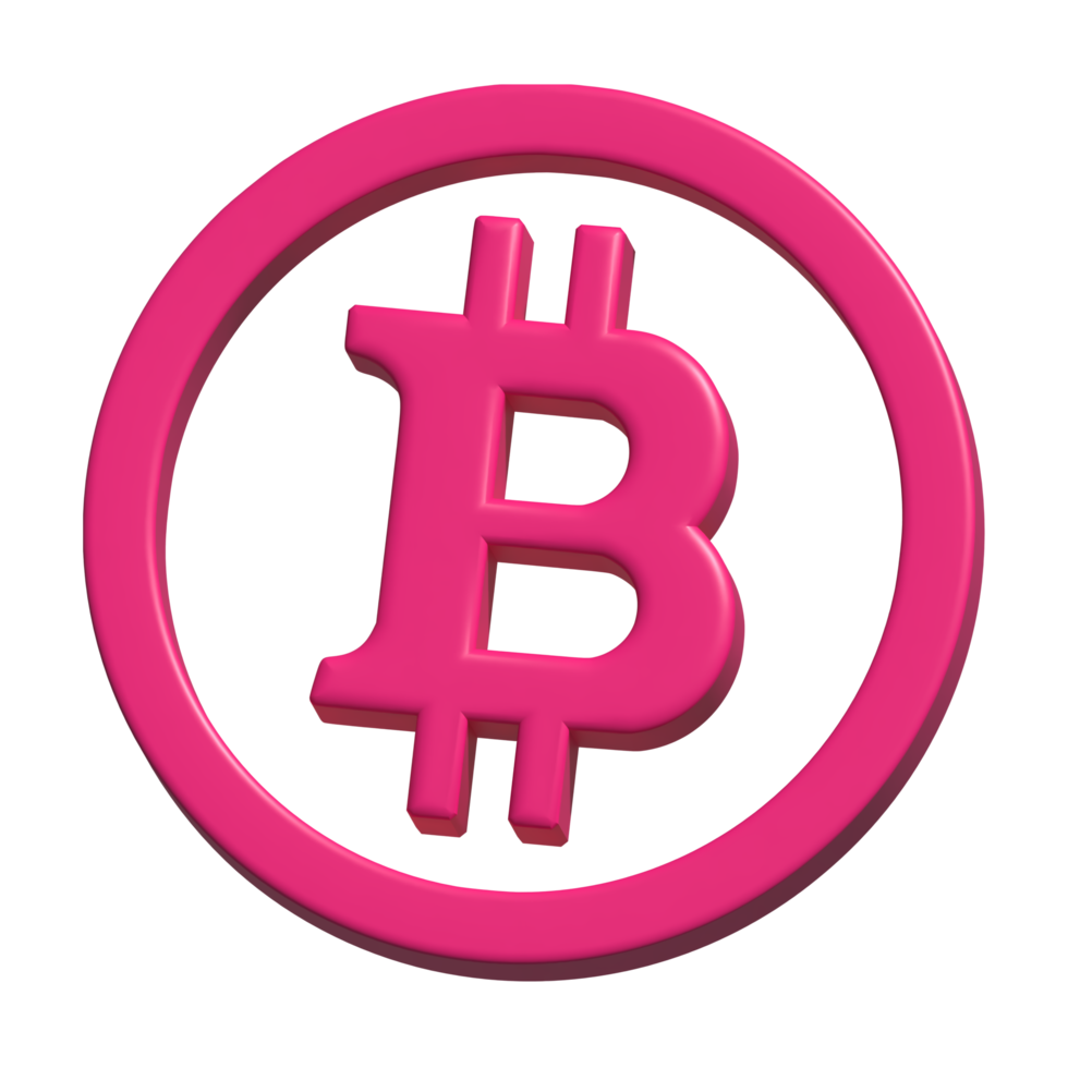 3d icon bitcoin png