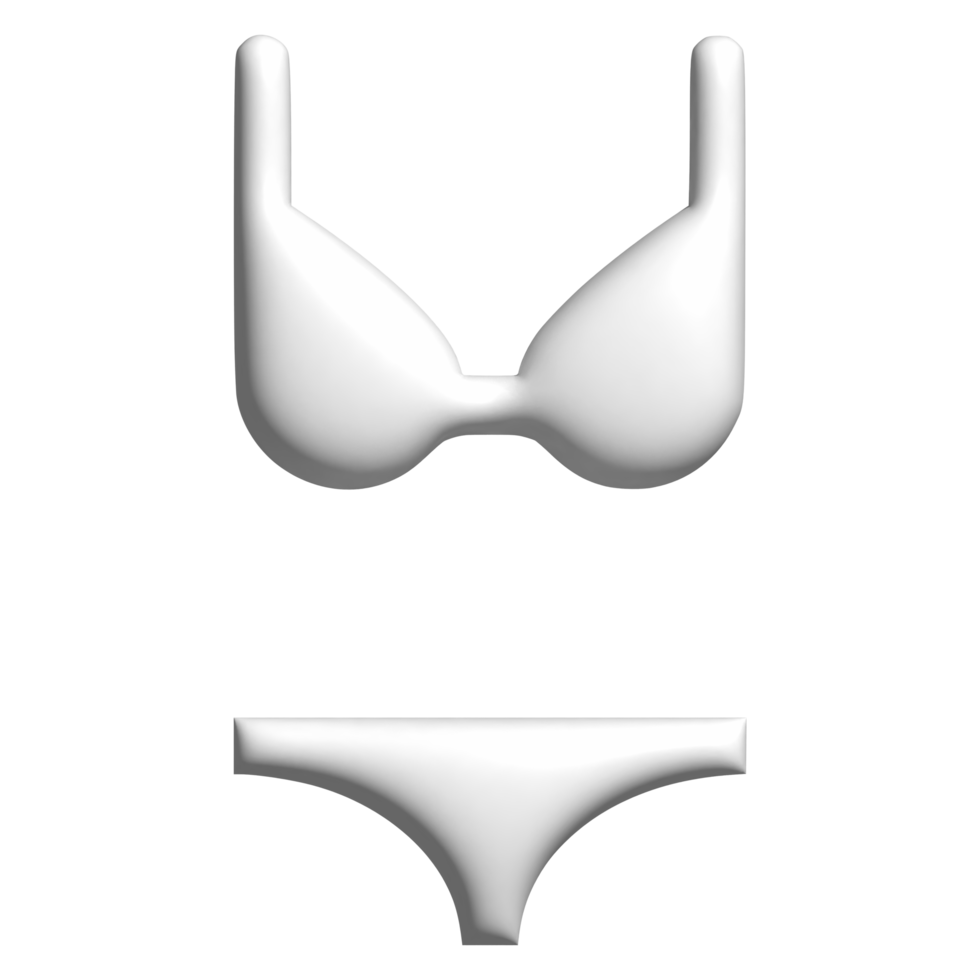 bikini 3d icona png