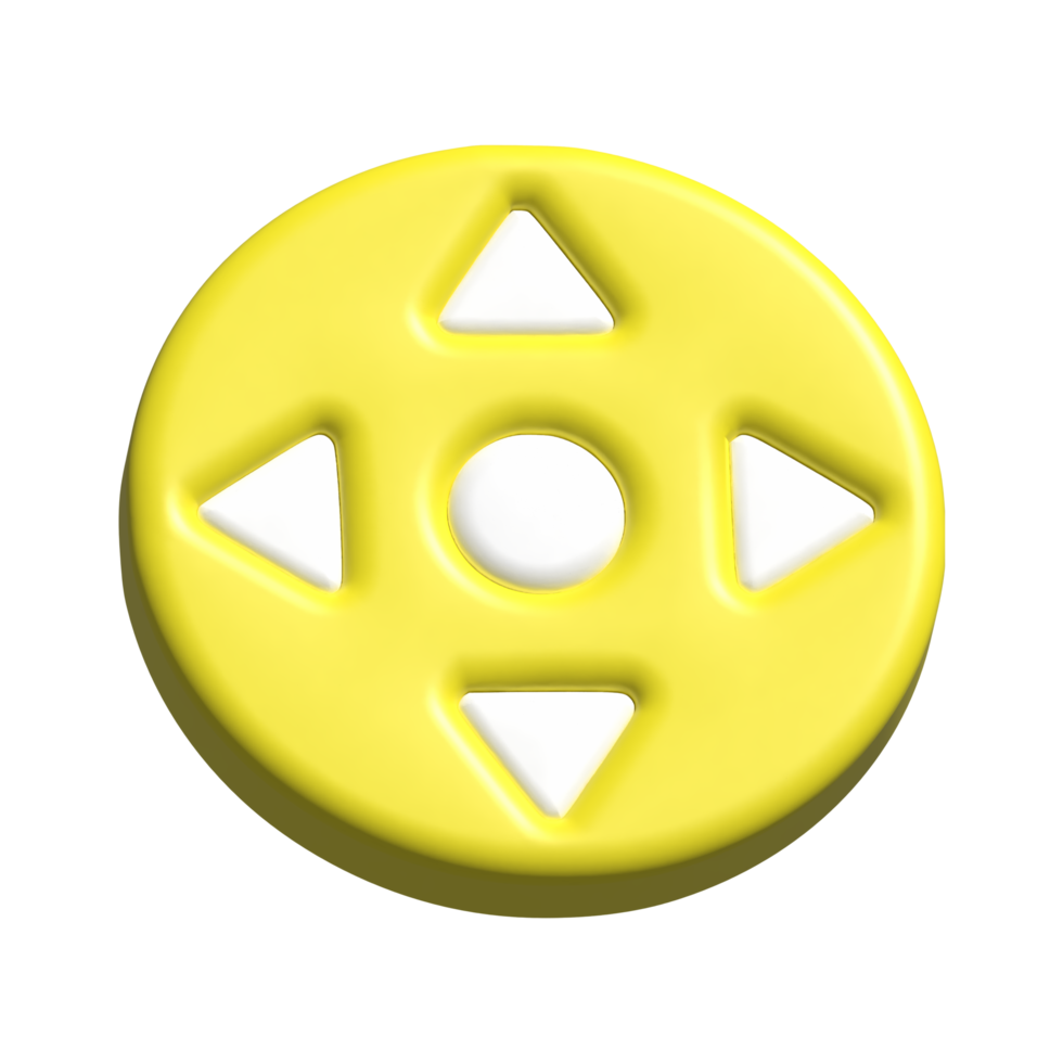 direction pad 3d icon png