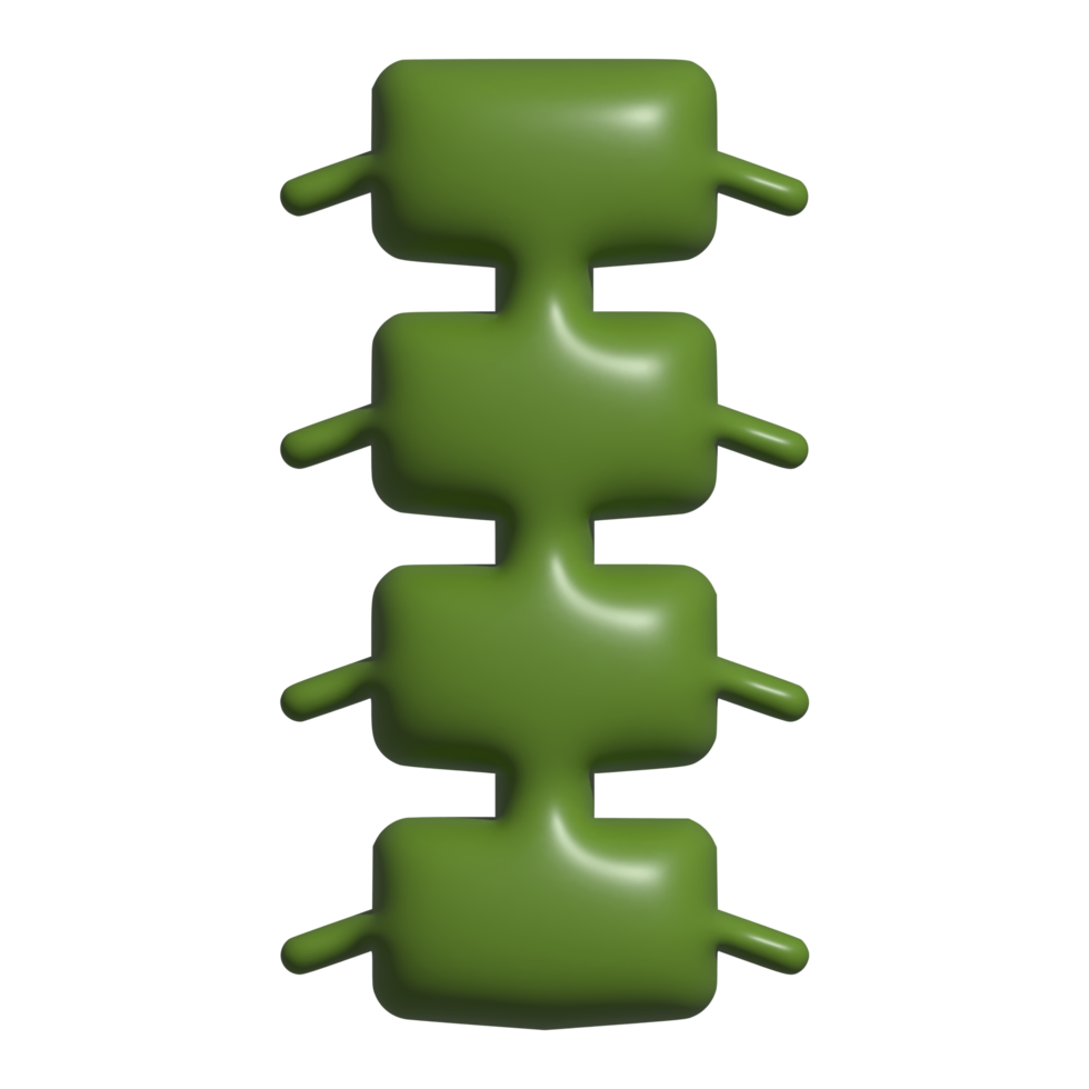 3d Symbol von Schädel Knochen png