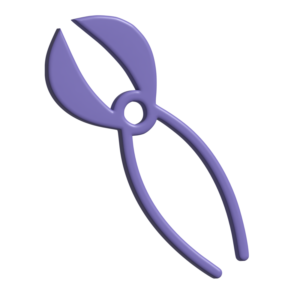 3d icon cutting pliers png