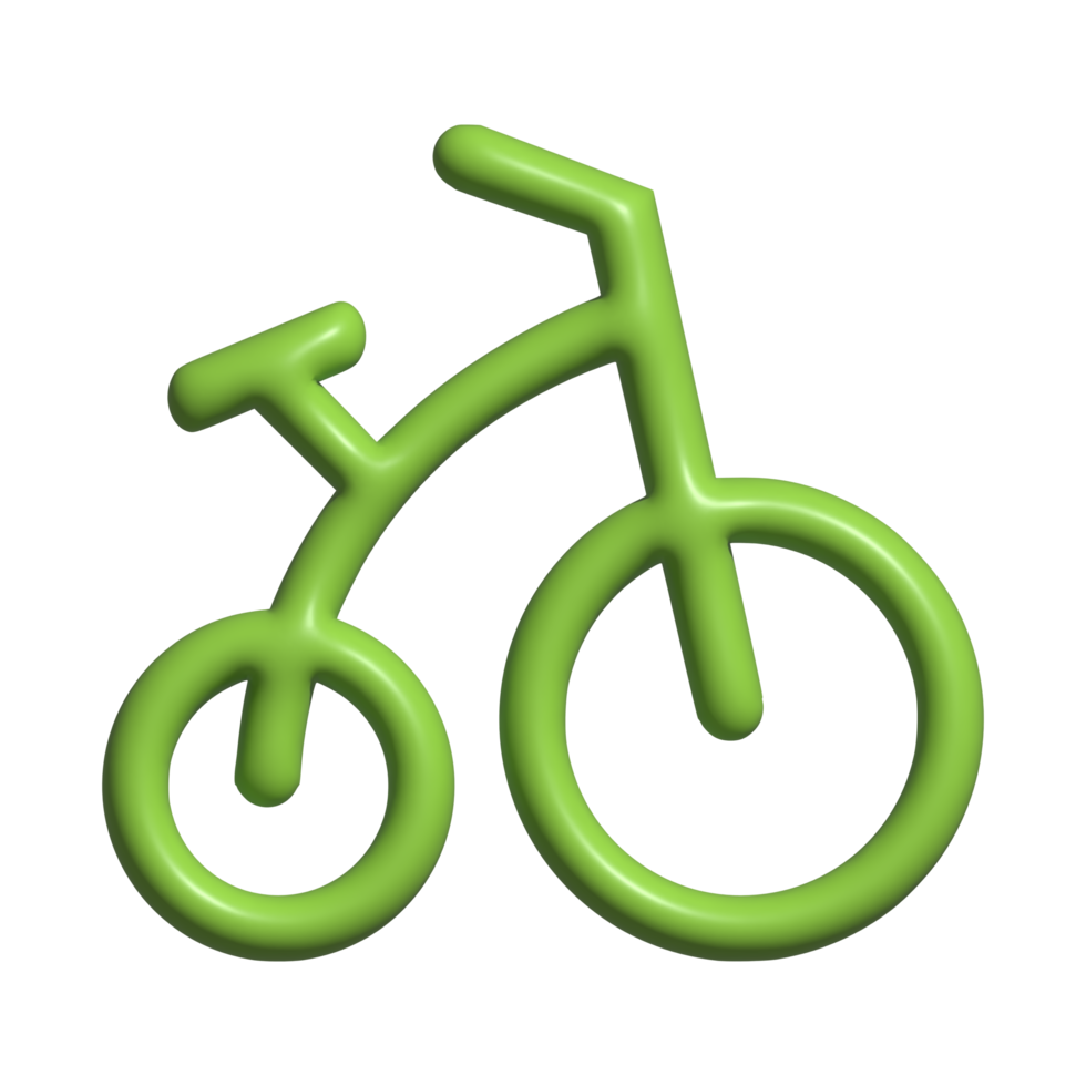 3d icona di bicicletta png