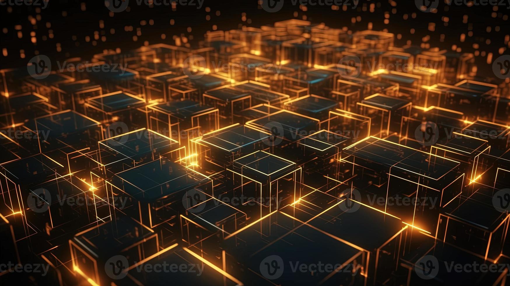 3d rendering of data storage concept. Computer generated abstract background,Digital data storage concept photo