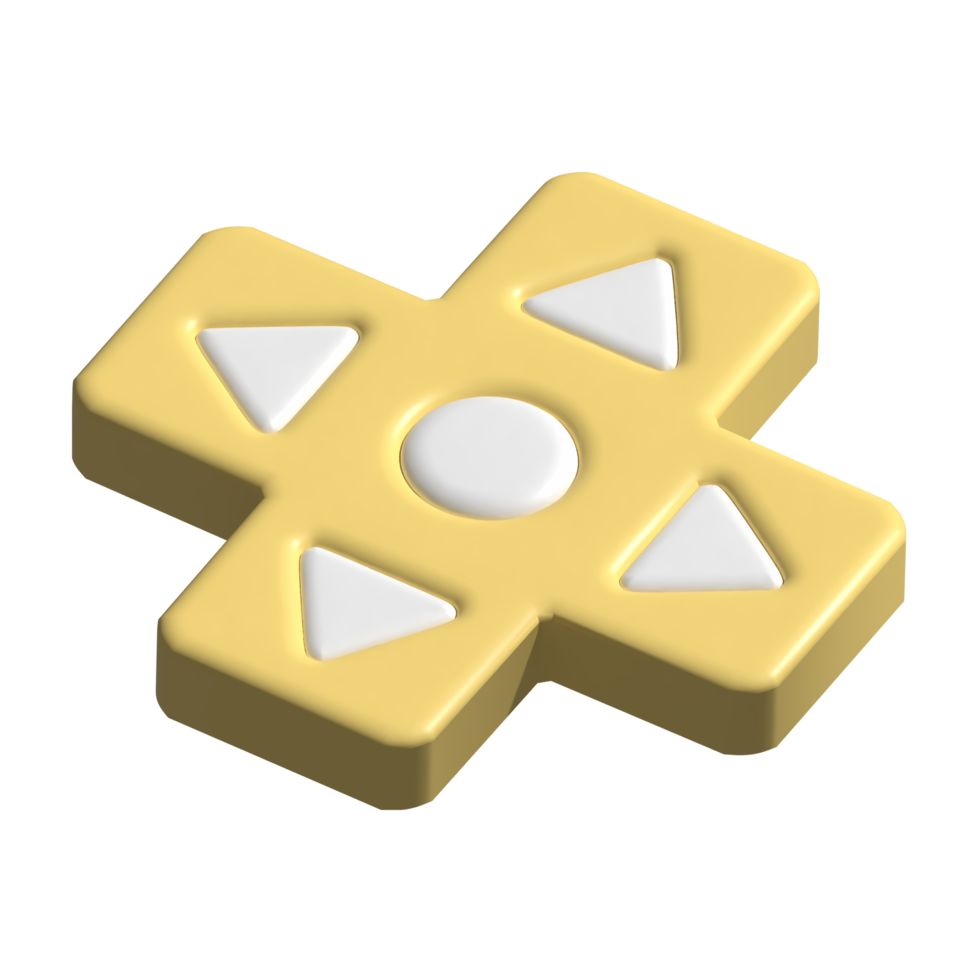 direction pad 3d icon png