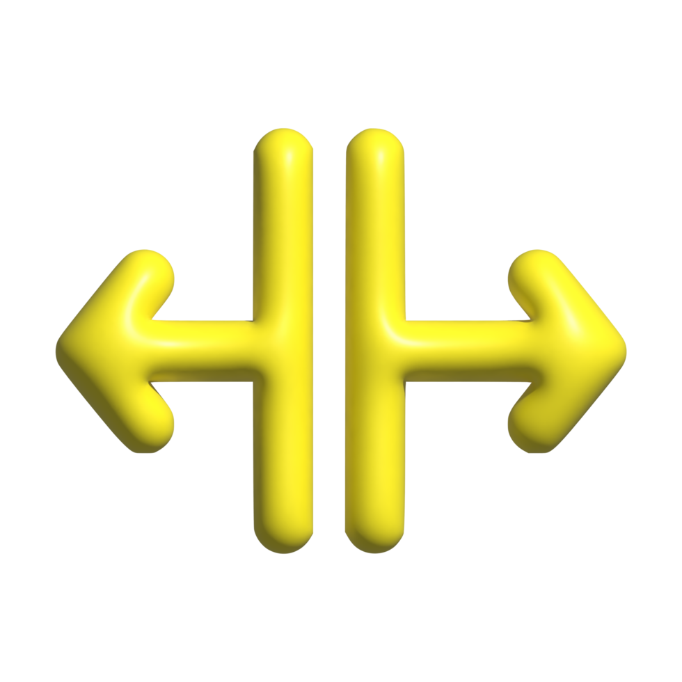 3d icon of arrow png