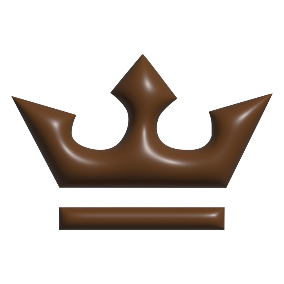 3d icon of crown png