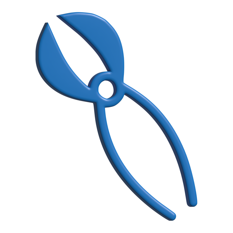 3d icon cutting pliers png