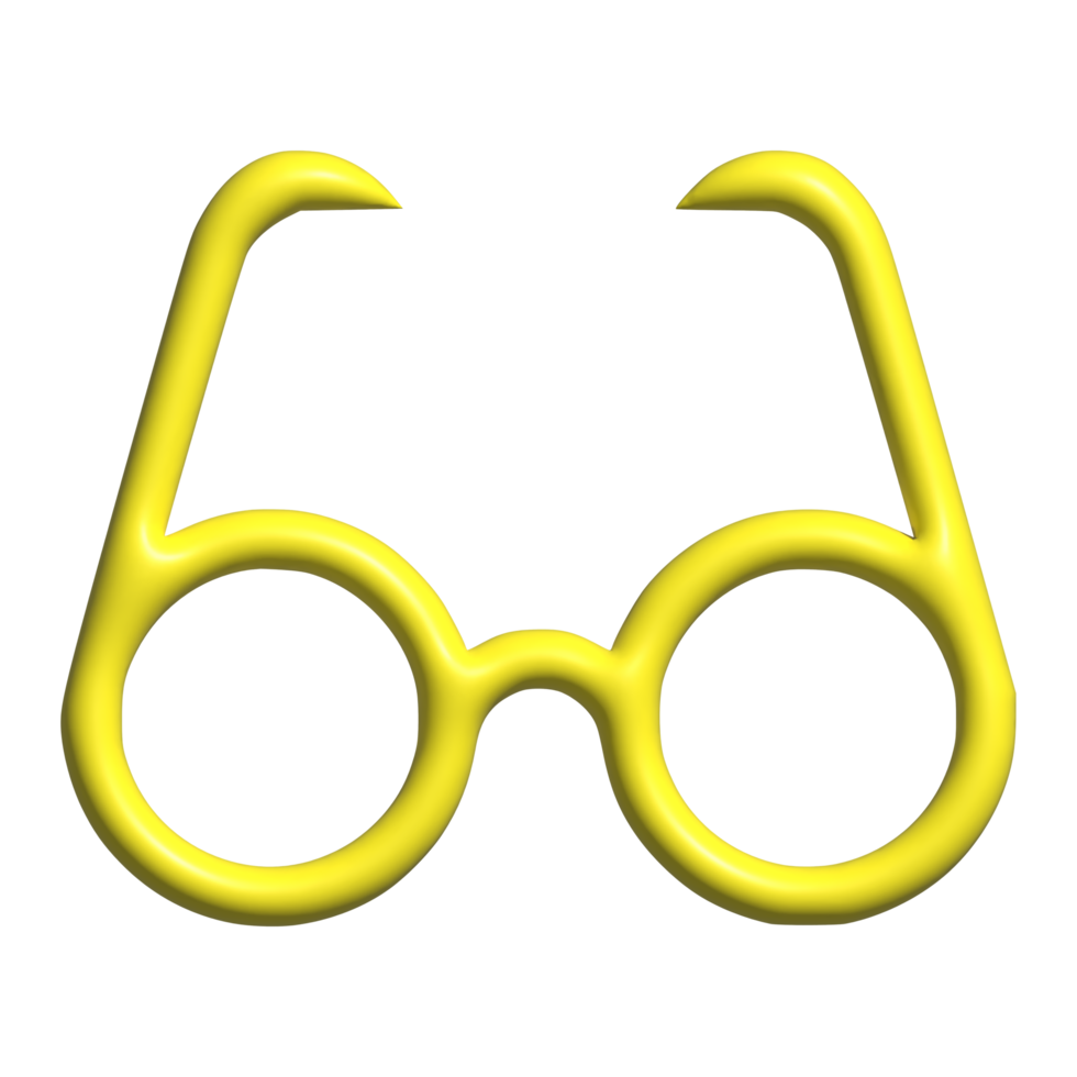 eyeglasses 3d icon png