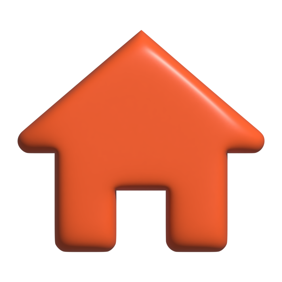 3d home icon png