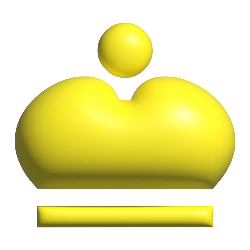 3d icono ruso corona png