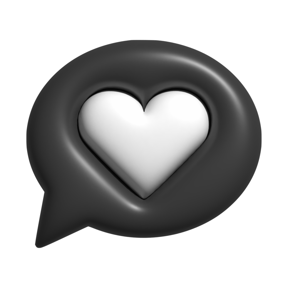 3d icon of love png