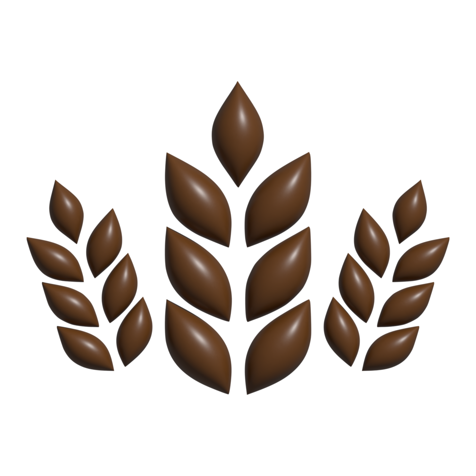 3d icon of wheat png