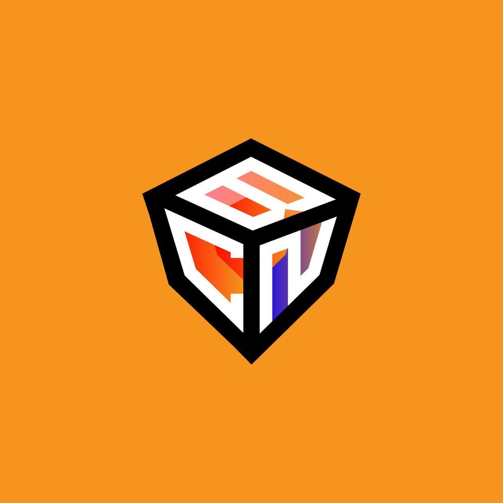 BCN letter logo creative design with vector graphic, BCN simple and modern logo.